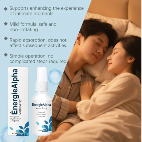 Energie Alpha – Energy Support ৩০মিলি আলফা এনার্জাইজিং স্প্রে পুরুষদের জন্য সক্রিয় শক্তি পুনরুদ্ধারের যত্ন স্প্রে ভেষজ স্বাস্থ্য সুরক্ষা জীবনীশক্তি বর্ধক পুরুষ